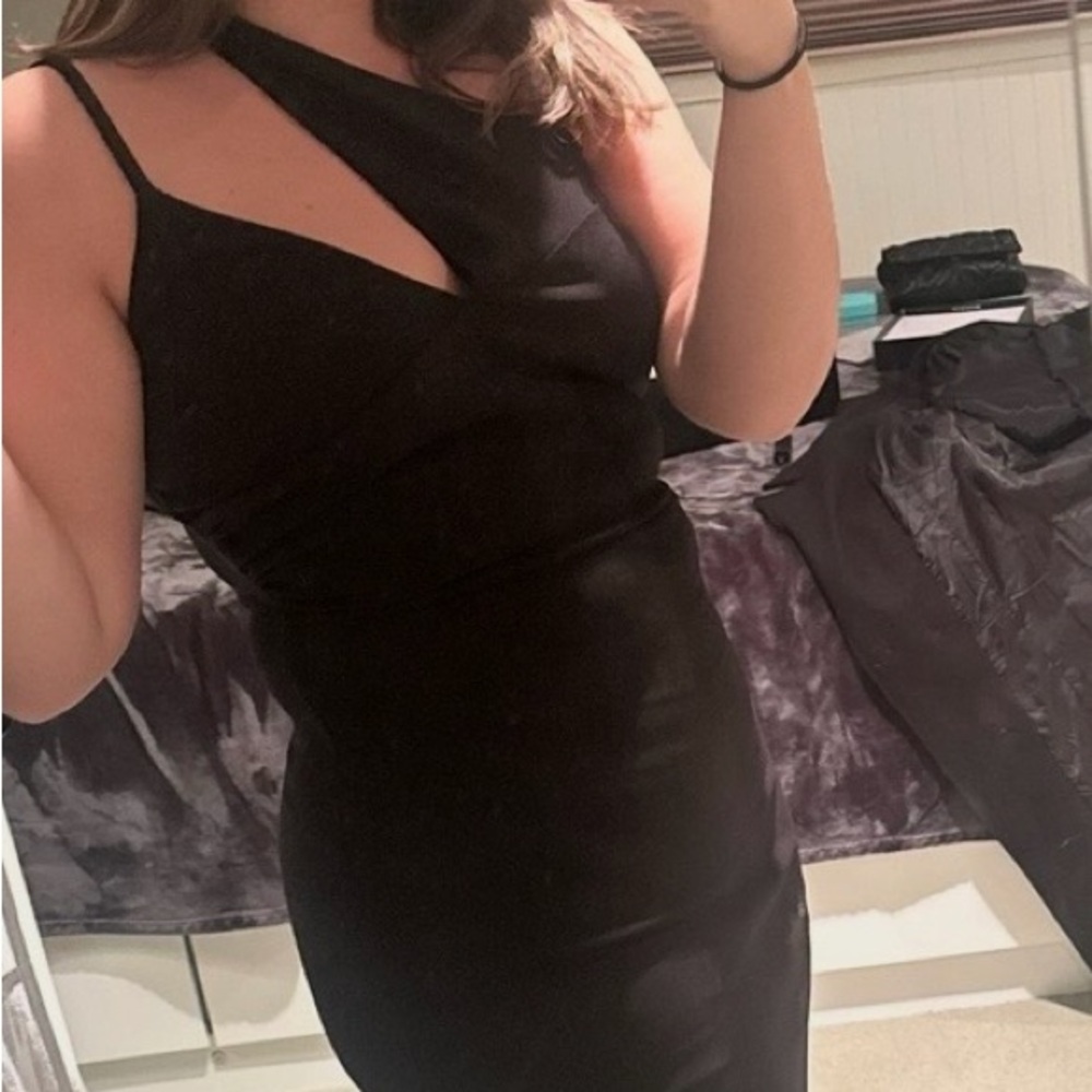 Abercrombie & Fitch Black Maxi Dress